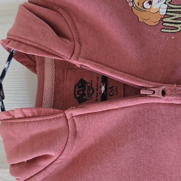 NICKELODEON BRAND MAUVE PAW PATROL FRONT ZIPPER HOODED JACKET SIZE 1-2 YEAR OLD - Picture 3 of 13